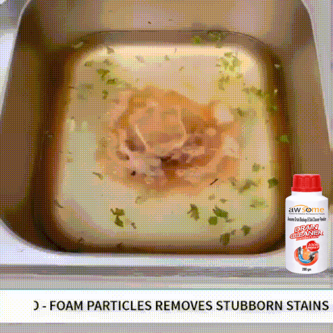 Powder dissolving blockage inside a pipe to restore flow