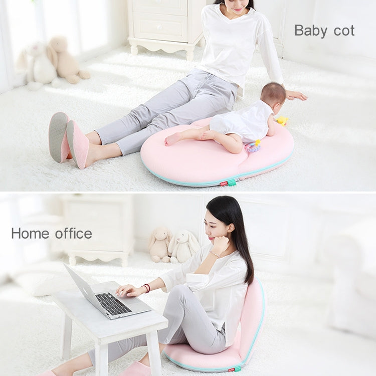 Multifunctional Folding Bed Backrest Waist Pregnant Women Breastfeeding Chair, 42-Speed / Small(Pink)