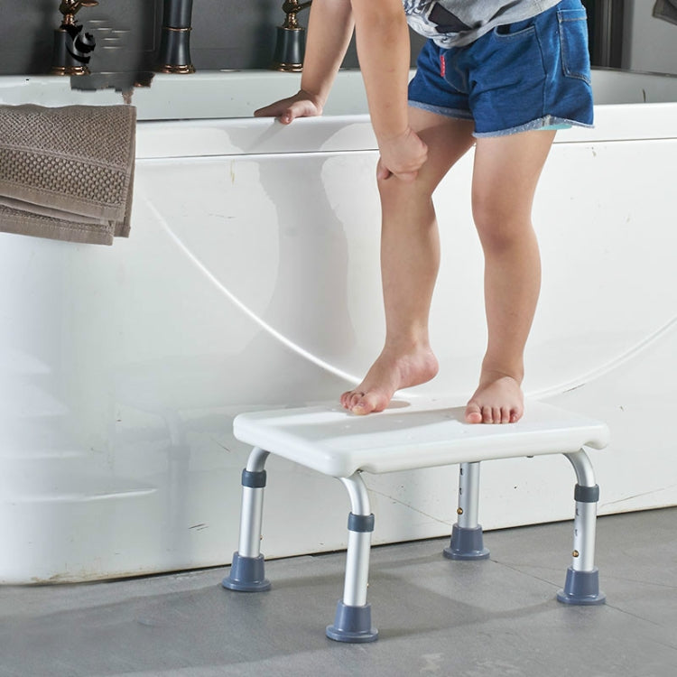 Lightweight Non-slip Mat Shower Stool Safety Step Stool(Gray)