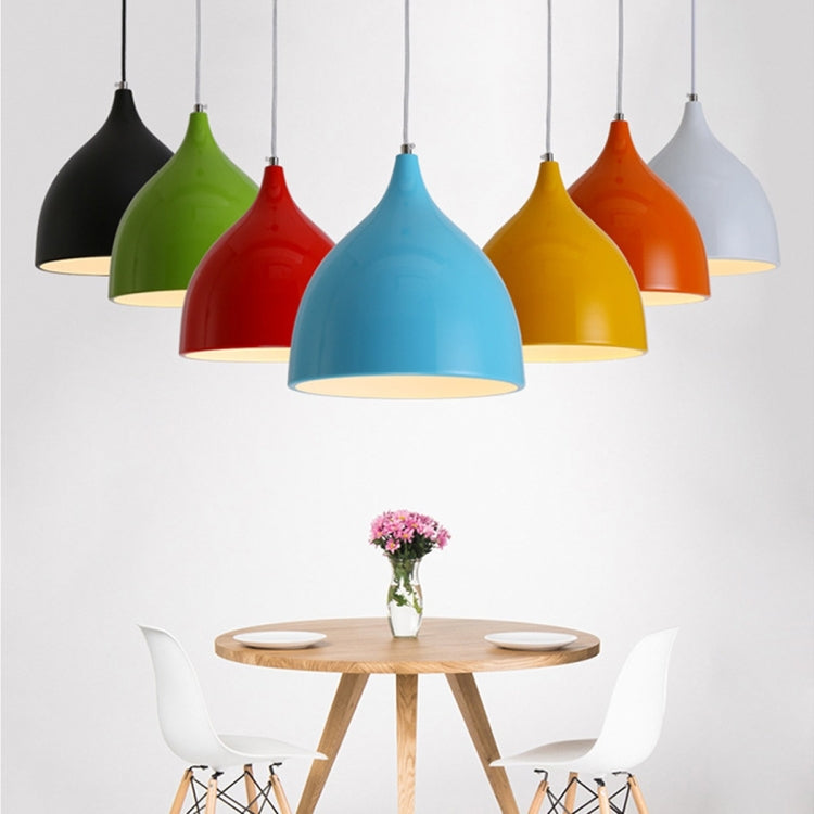 Restaurant Chandelier Simple Modern Single-head Dining Table Lamp Fashion Aisle Living Room Bar (Yellow)