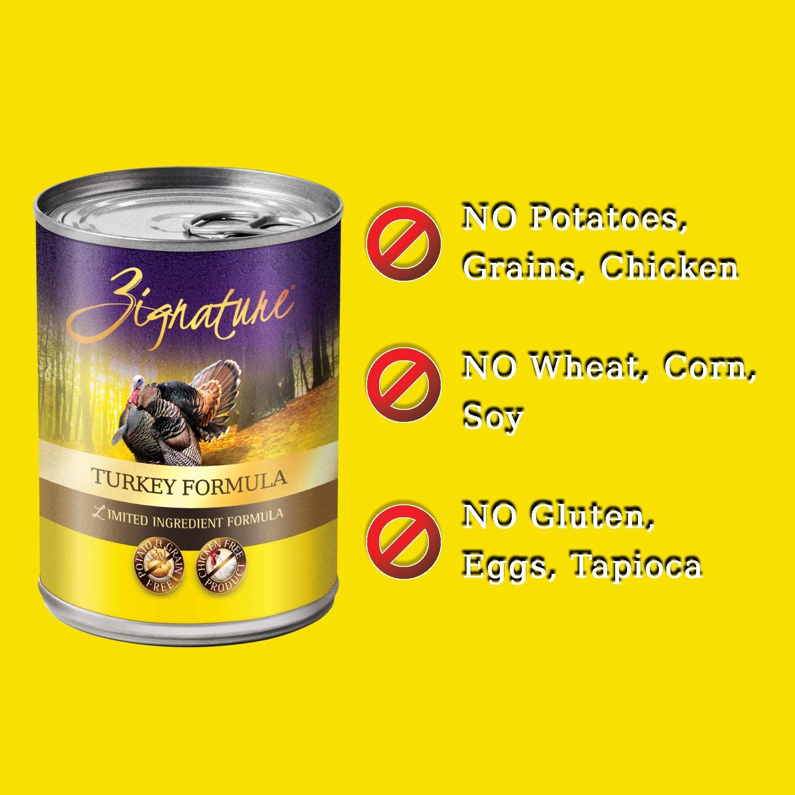 Zignature Turkey Formula Grain-Free Wet Dog Food 13oz