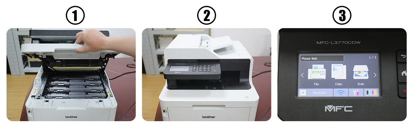 How to reset toner on Brother hl-l3210