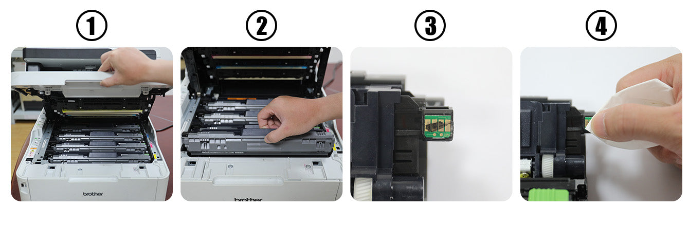 Brother Printer Says No Toner after replacing