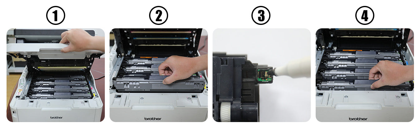 Toner, Drum and Transfer Belt Counter Reset On A Brother MFC-L3750 Printer  Among Other Things 