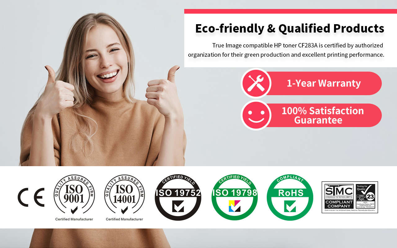 True Image HP 83A Eco-friendly toner cartridge production