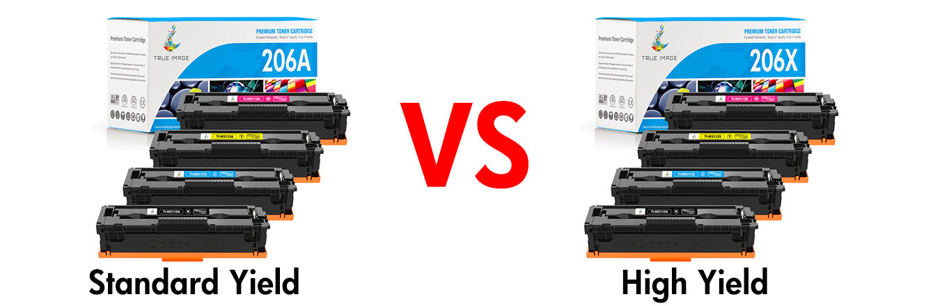 standard yield 206A VS high yield 206X