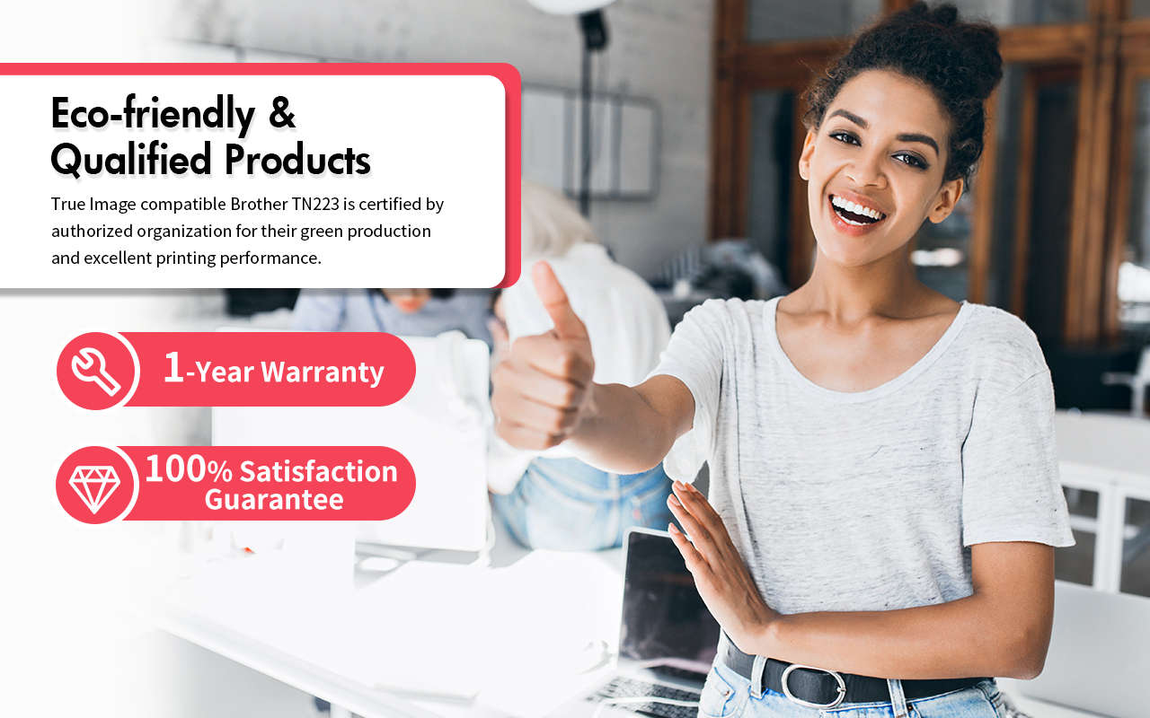 True Image Brother TN223 Eco-friendly toner cartridge production