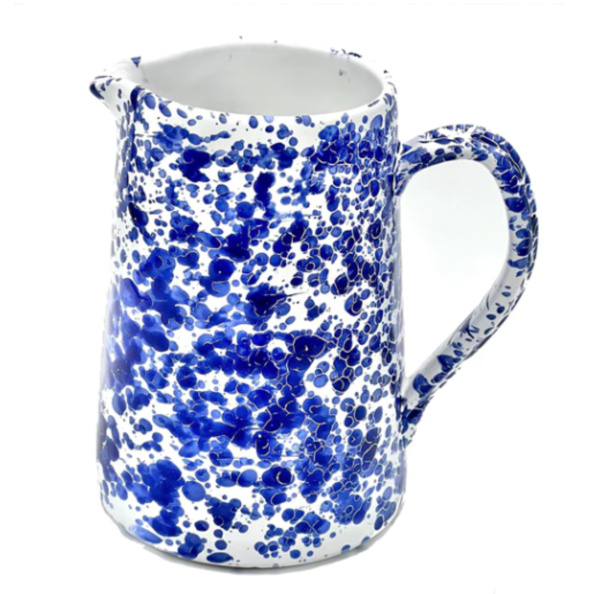 Taverna Blue & White Speckled Pitcher