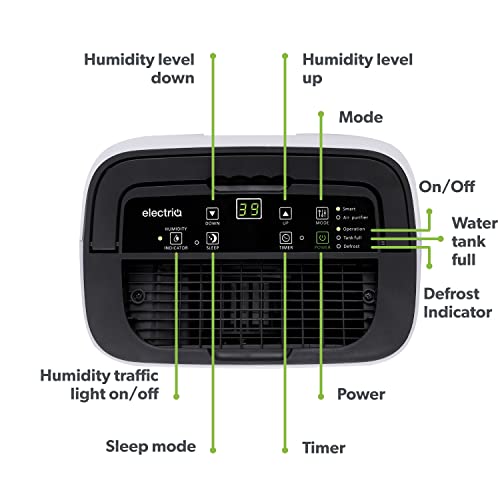 electriQ 12L portable dehumidifier