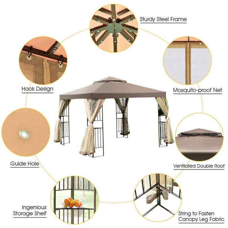 Outdoor Canopy - Gazebo - Pavilion - Event Tent - Bestoutdor.com