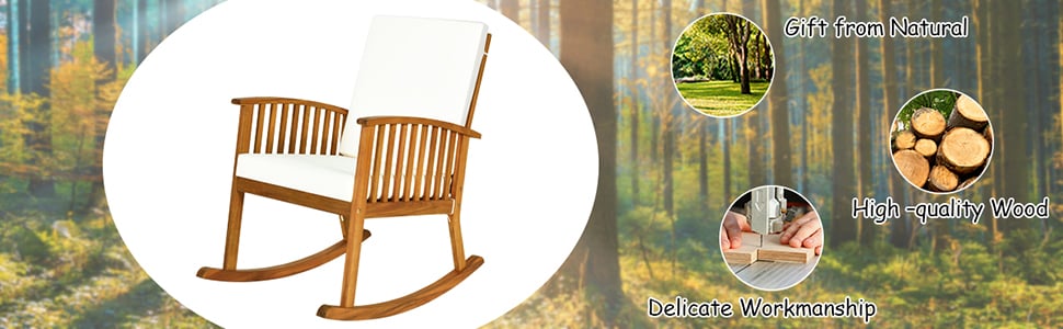 Bestoutdor Outdoor Rocking Chair