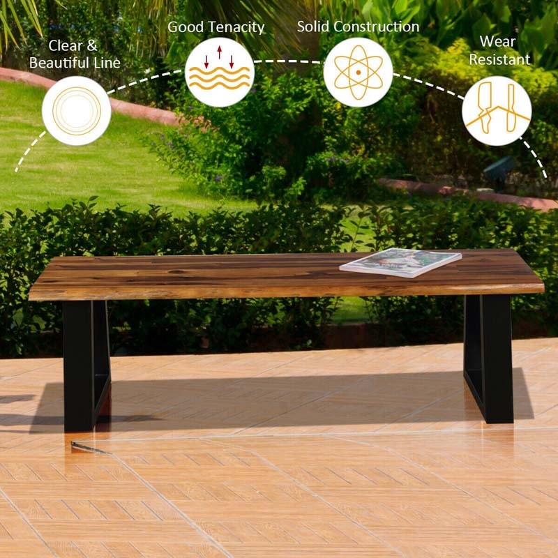 Patio wooden bench - bestoutdor.com