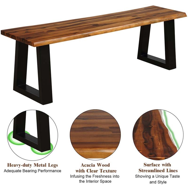 Patio wooden bench - bestoutdor.com