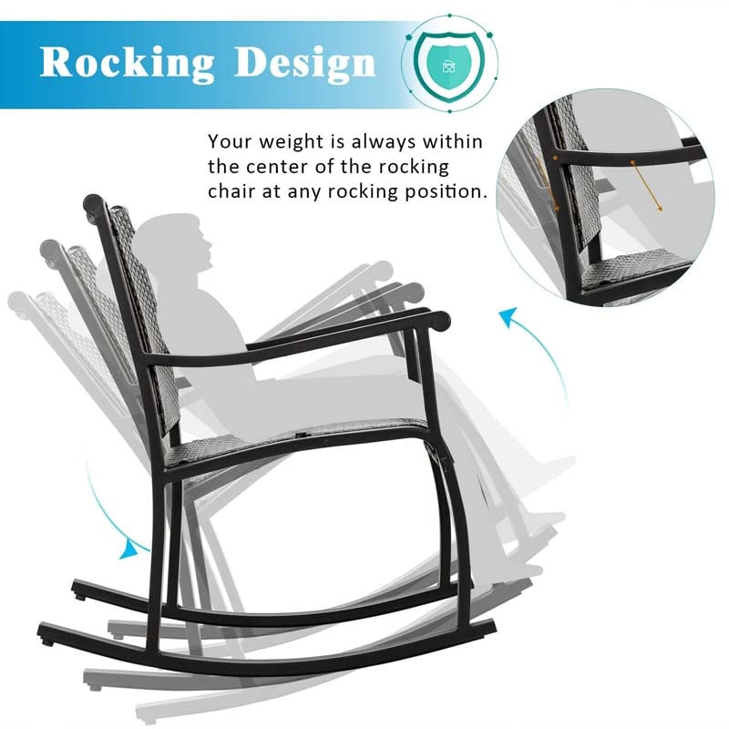 Patio rocking chair set - Patio Bistro Set - Bestoutdor.com