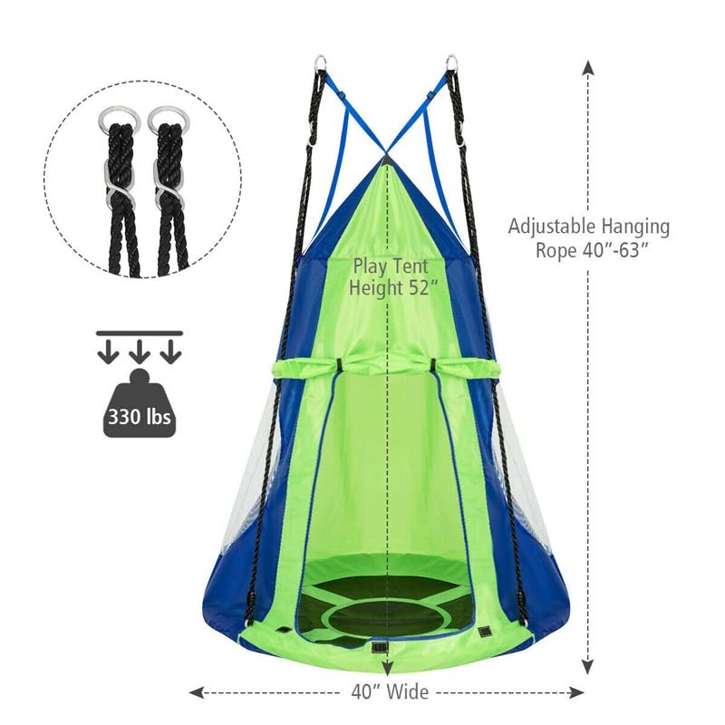 Saucer Swing hammock outdoor kid playset bestoudor.com