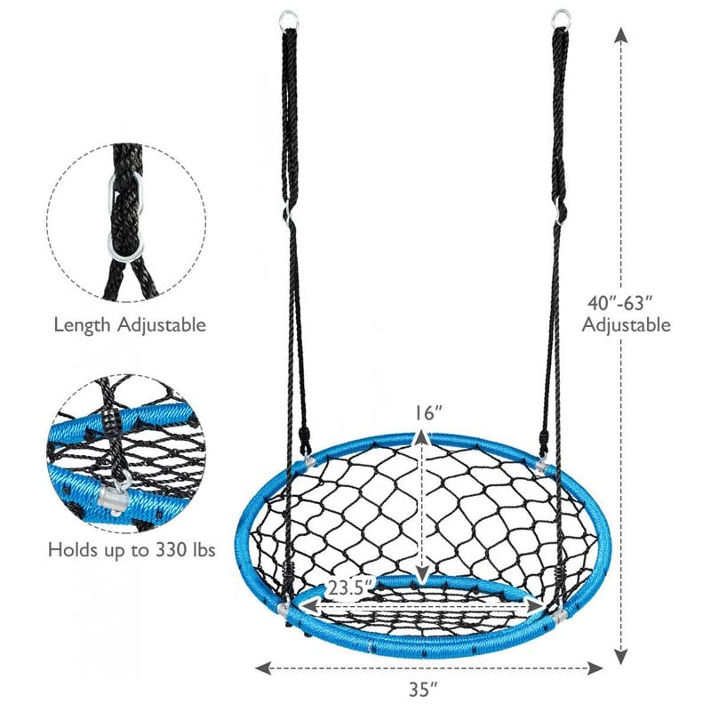 hammock chair hangning Swing Net Seat outdoor playset bestoutdor.com