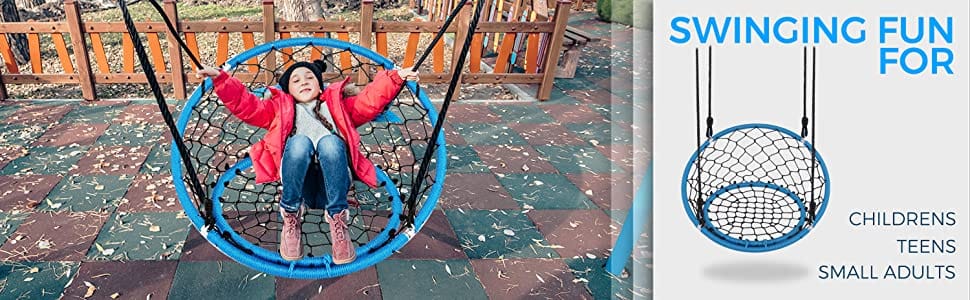 hammock chair hangning Swing Net Seat outdoor playset bestoutdor.com