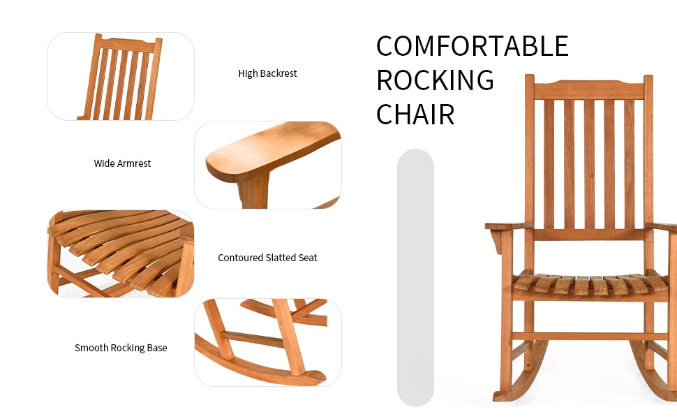 Bestoutdor Outdoor Rocking Chair