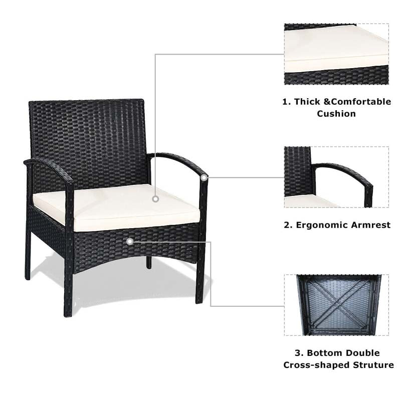 patio rattan bistro set - bestoutdor.com