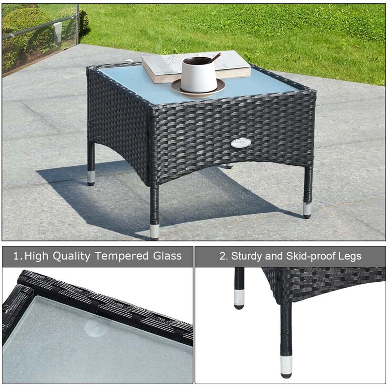 patio rattan bistro set - bestoutdor.com