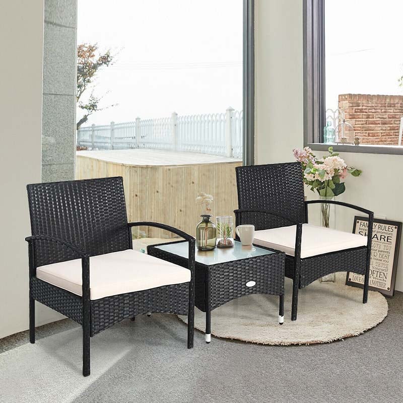 patio rattan bistro set - bestoutdor.com