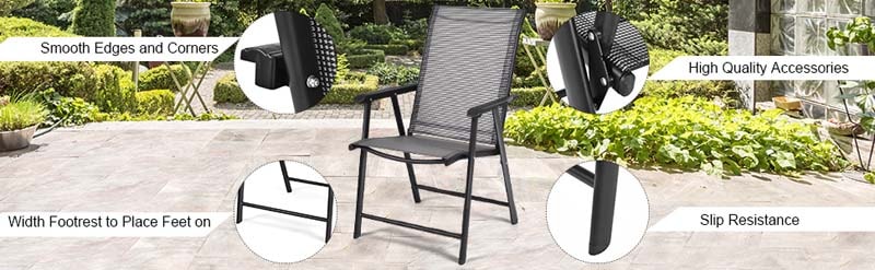 Patio folding chair - patio furniture - bestoutdor.com