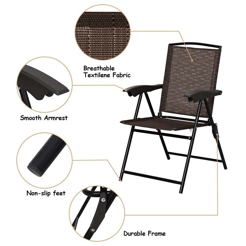 Patio folding chair - patio furniture - bestoutdor.com