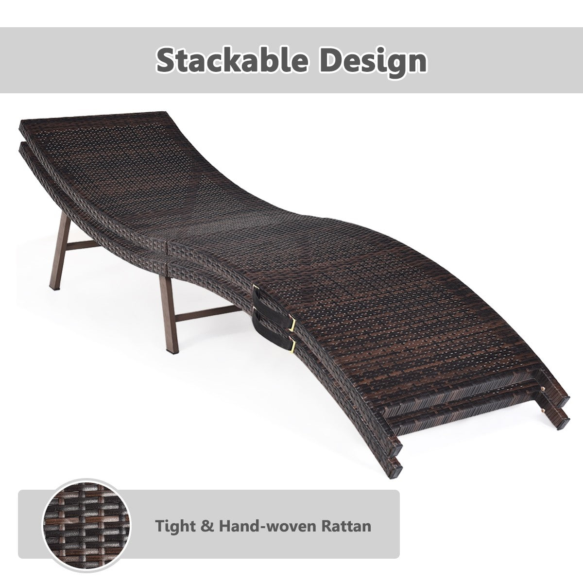 patio rattan lounge chair - bestoutdor.com