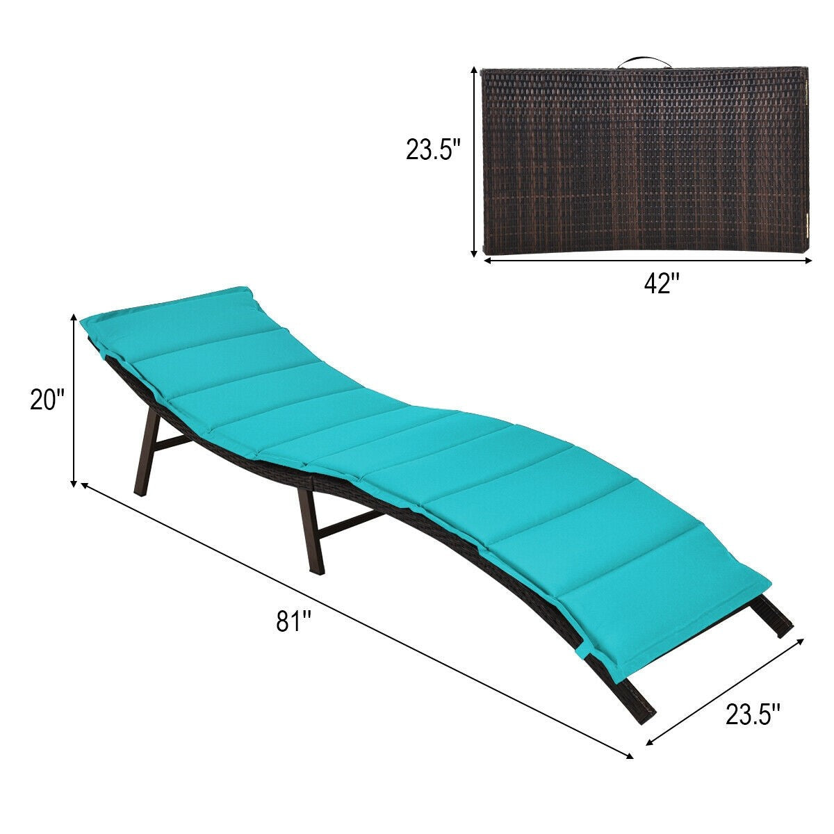 patio rattan lounge chair - bestoutdor.com