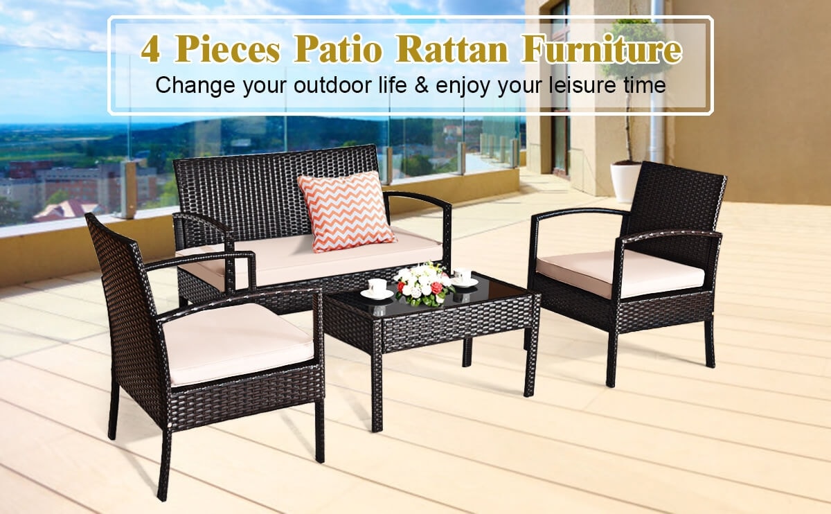 outdoor rattan furniture set outdoor furniture bestoutdor.com