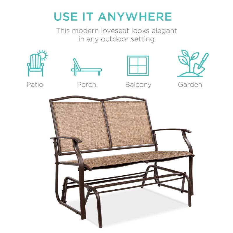 patio rocking bench patio glider outdoor furniture bestoutdor.com