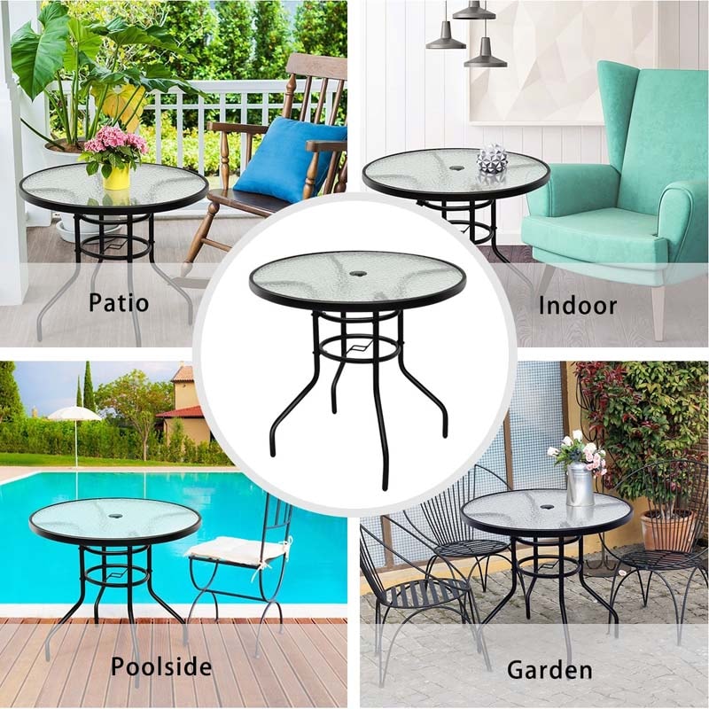 Patio Glass table - patio furniture - Bestoutdor.com