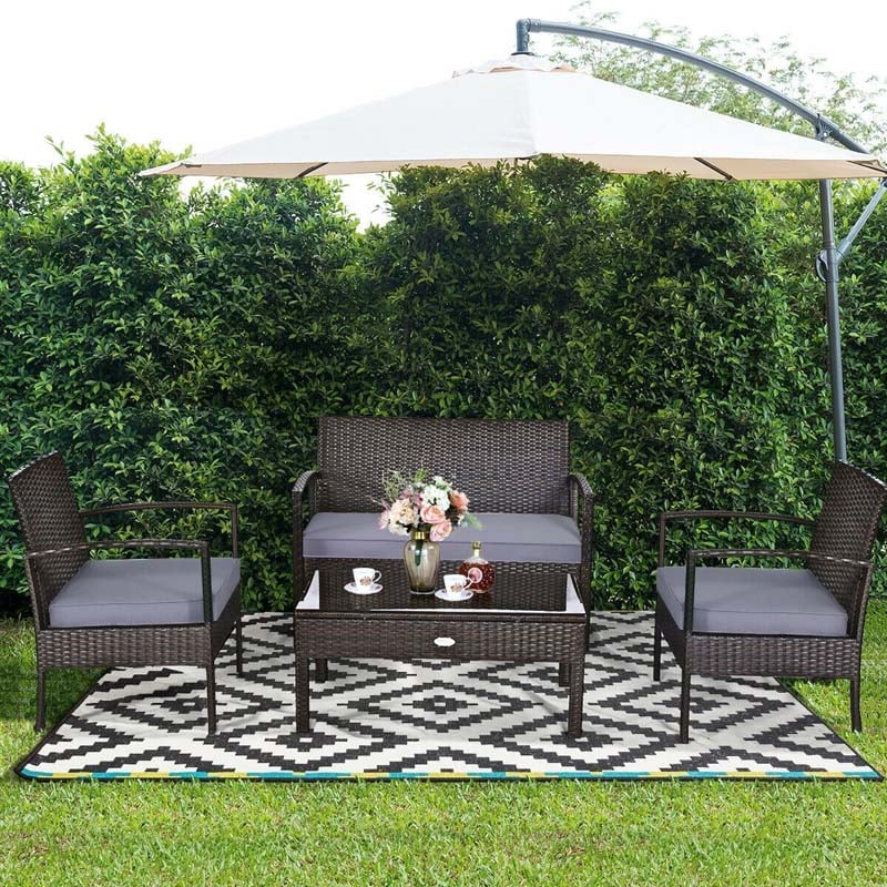 patio rattan furniture set outdoor furniture bestoutdor.com