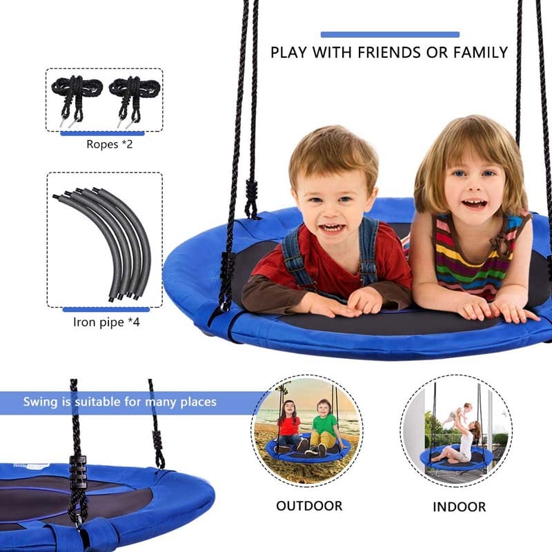 kids saucer swing hammock chair outdoor playset bestoutdor.com