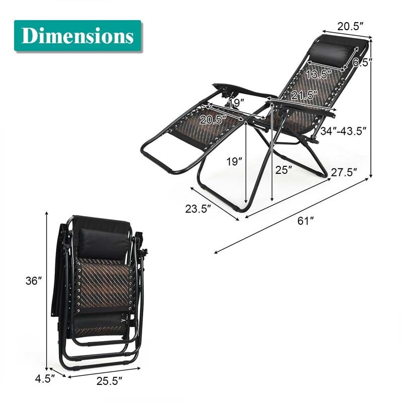 Bestoutdor Folding Zero Gravity Chair