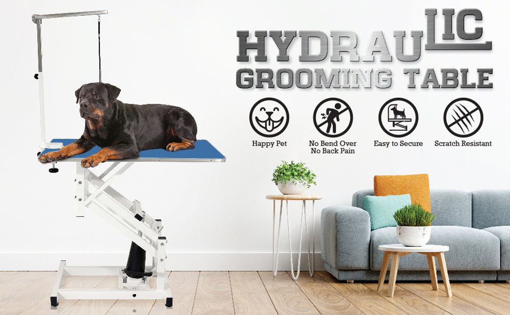 Pempet Hydraulic Dog Grooming Table 30 hydraulic grooming table 11