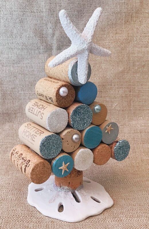 wine cork christmas tree