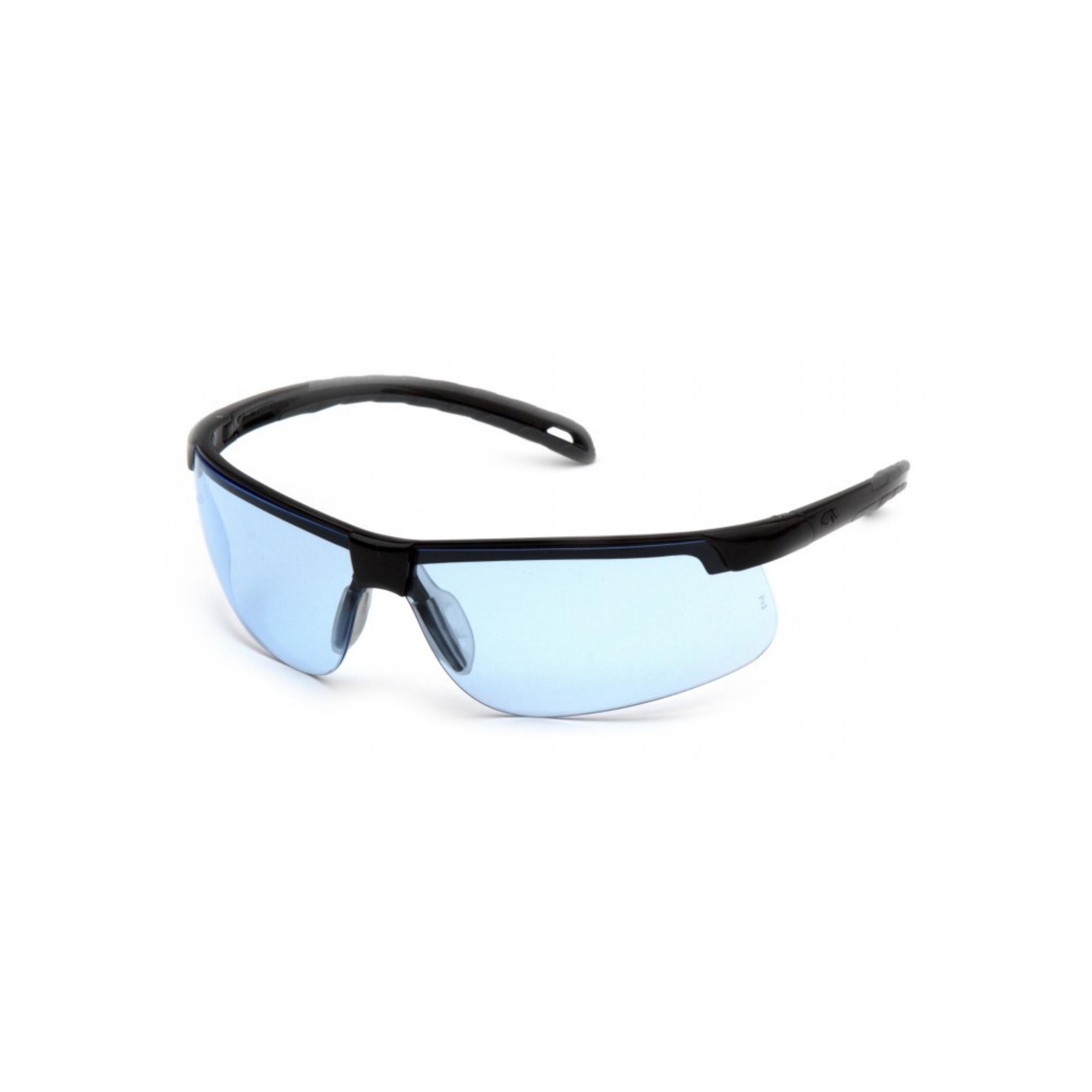 PYRAMEX-SB8660D-Infinity Blue Lens with Black Frame 12 Pack