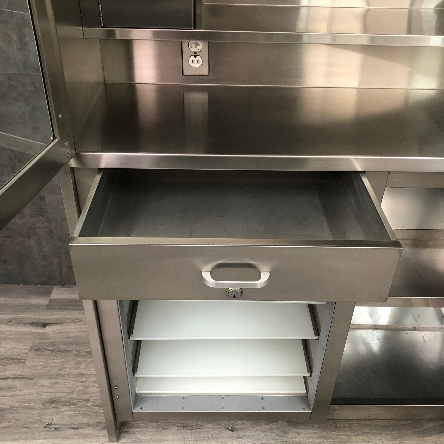 CMP Stainless Steel Medical Supply Cabinet