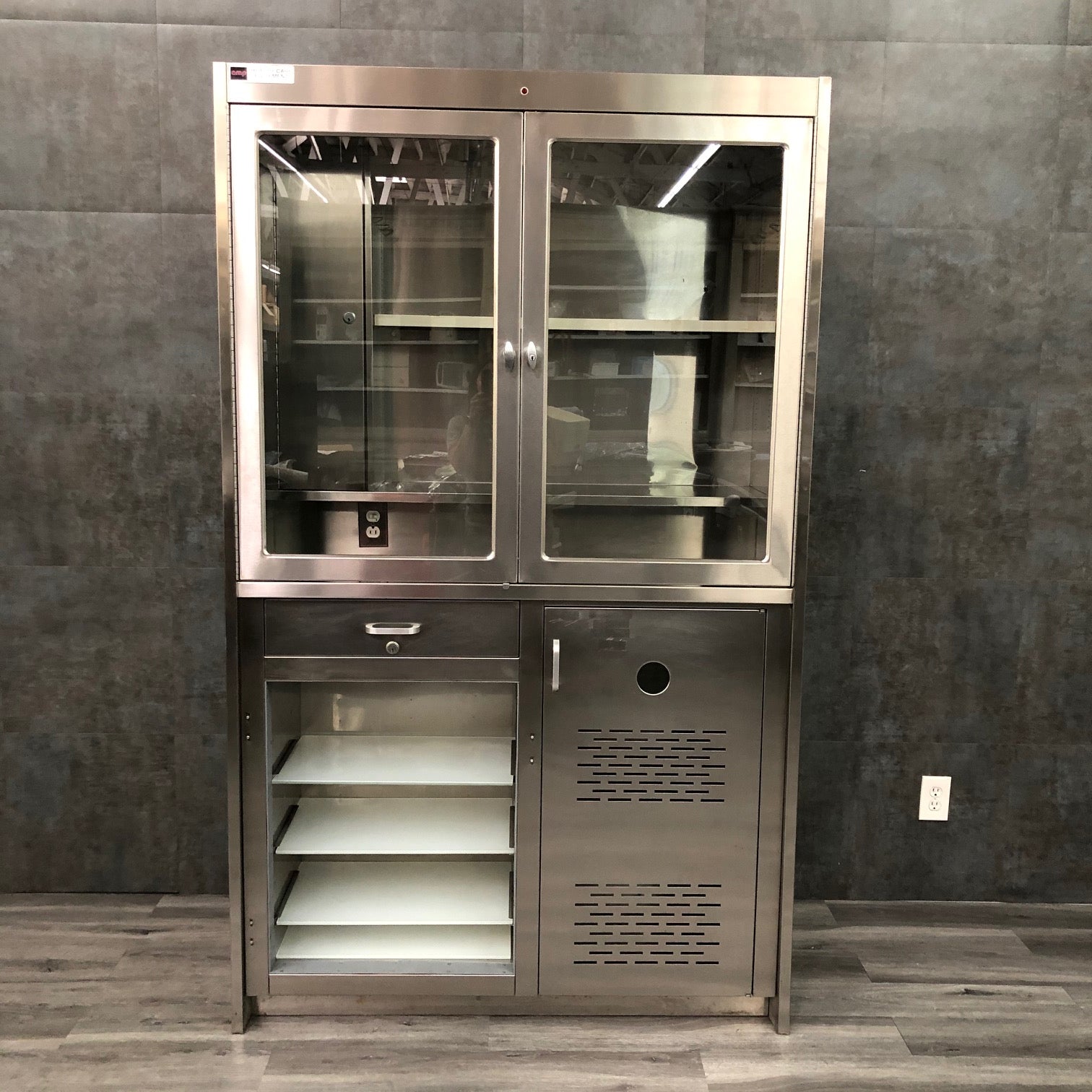CMP Stainless Steel Medical Supply Cabinet