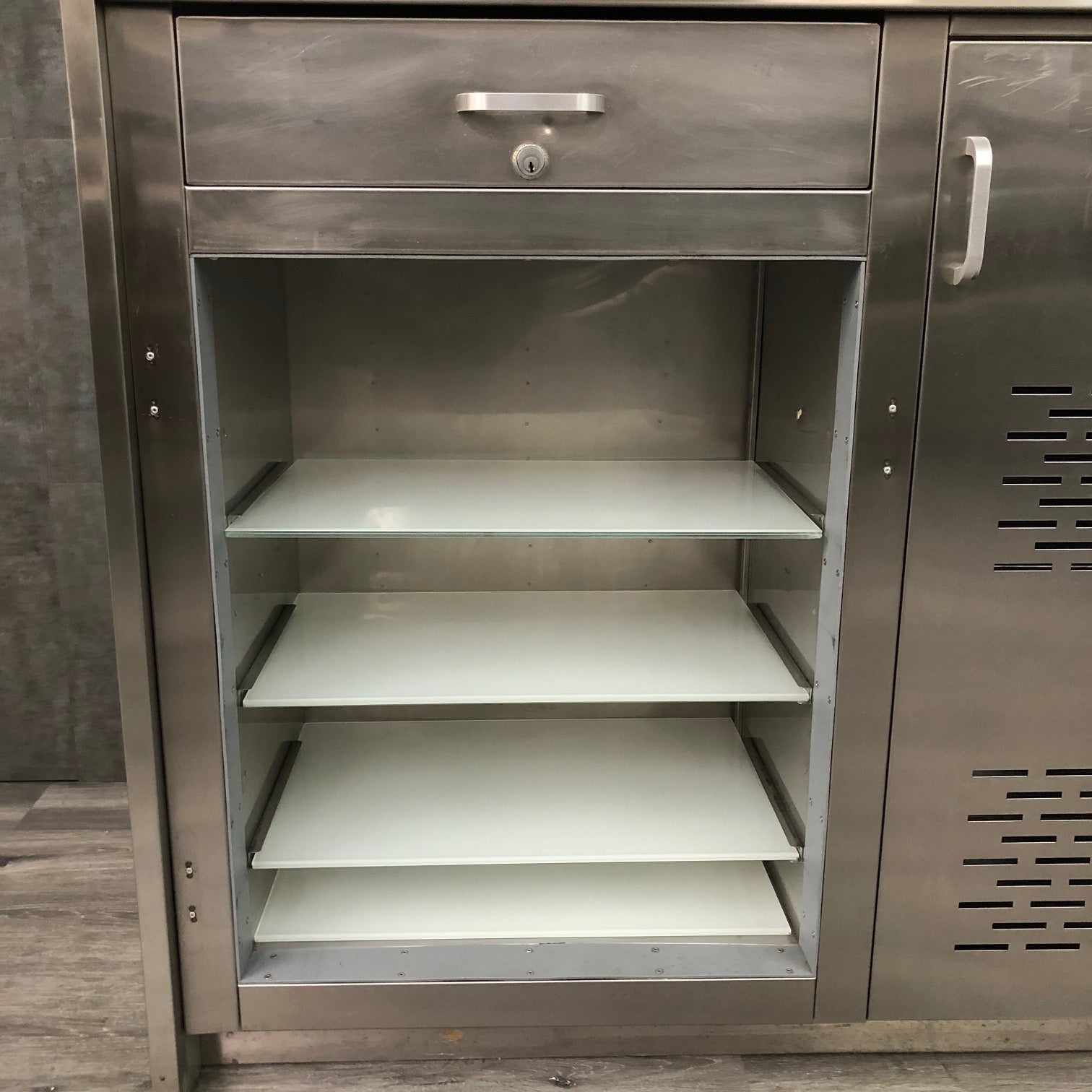 CMP Stainless Steel Medical Supply Cabinet