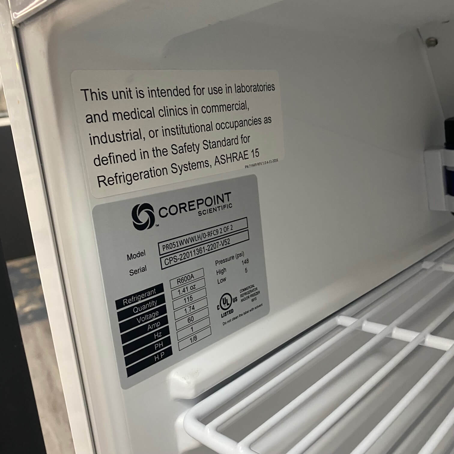 Corepoint Scientific Medical Refrigerator