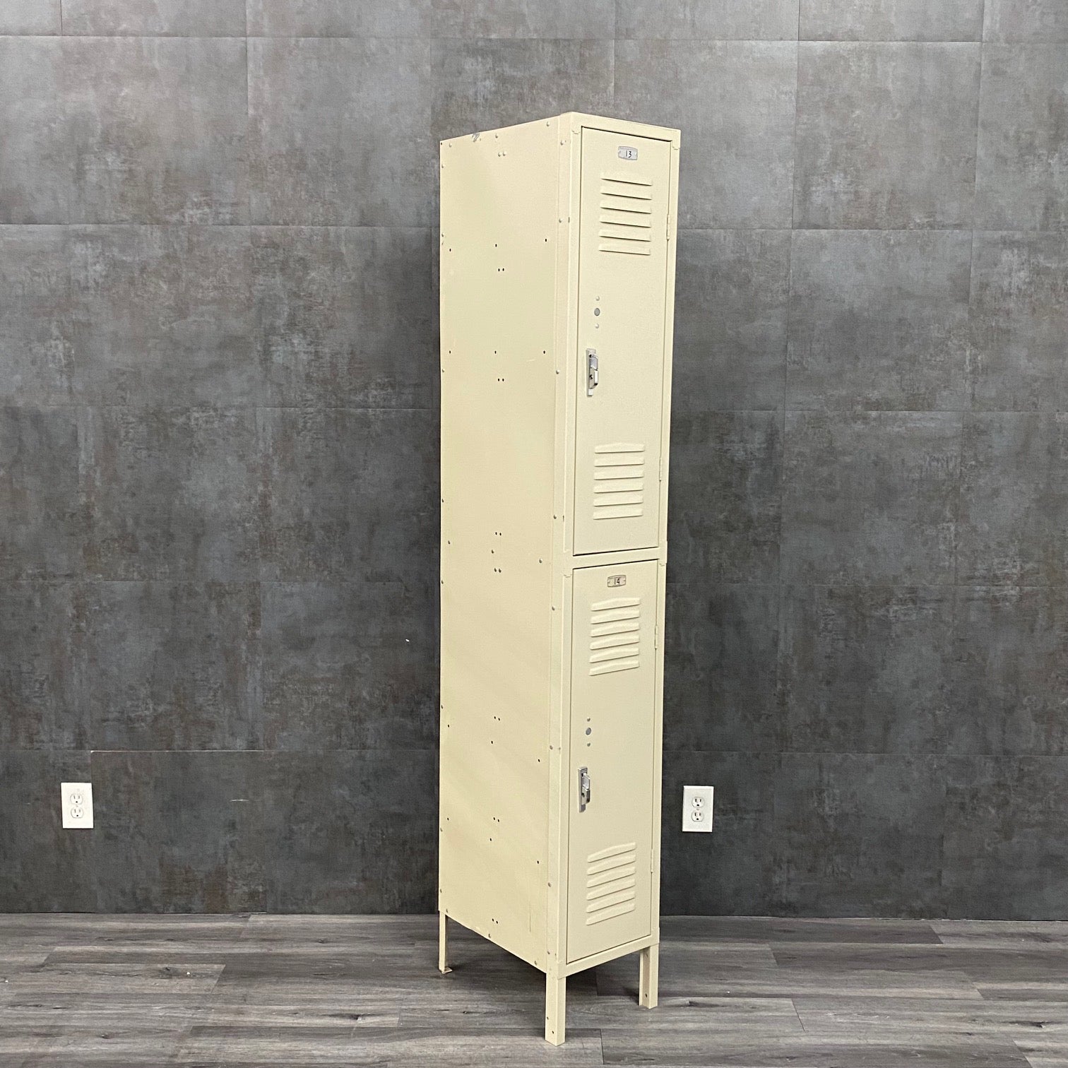 Double Tier Metal Storage Locker Cabinet