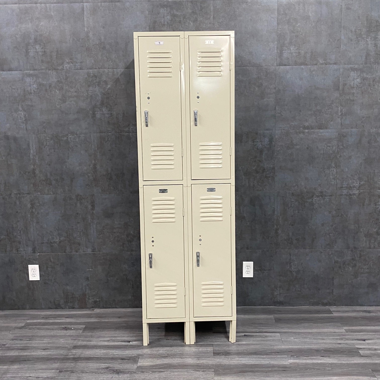 Double Tier Metal Storage Locker Cabinet