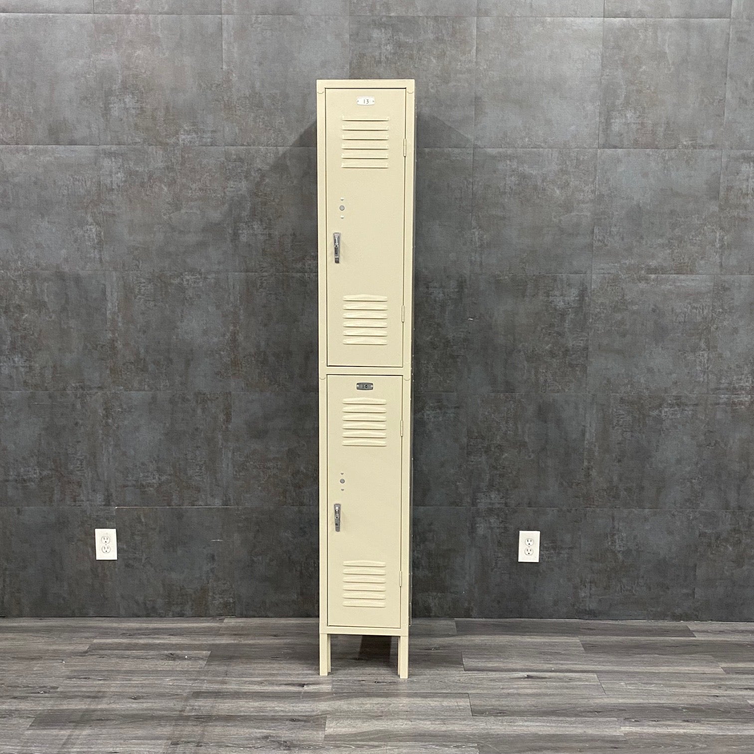 Double Tier Metal Storage Locker Cabinet