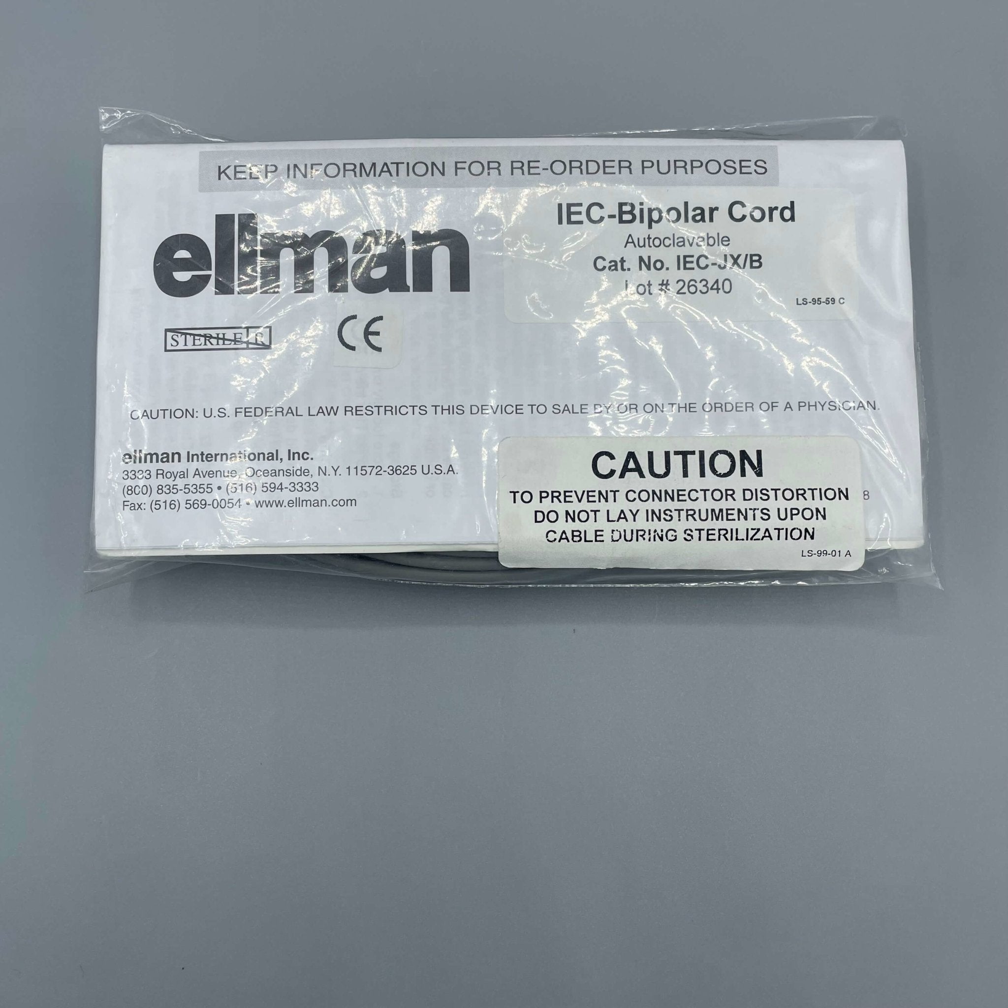 Ellman IEC Bipolar Cord