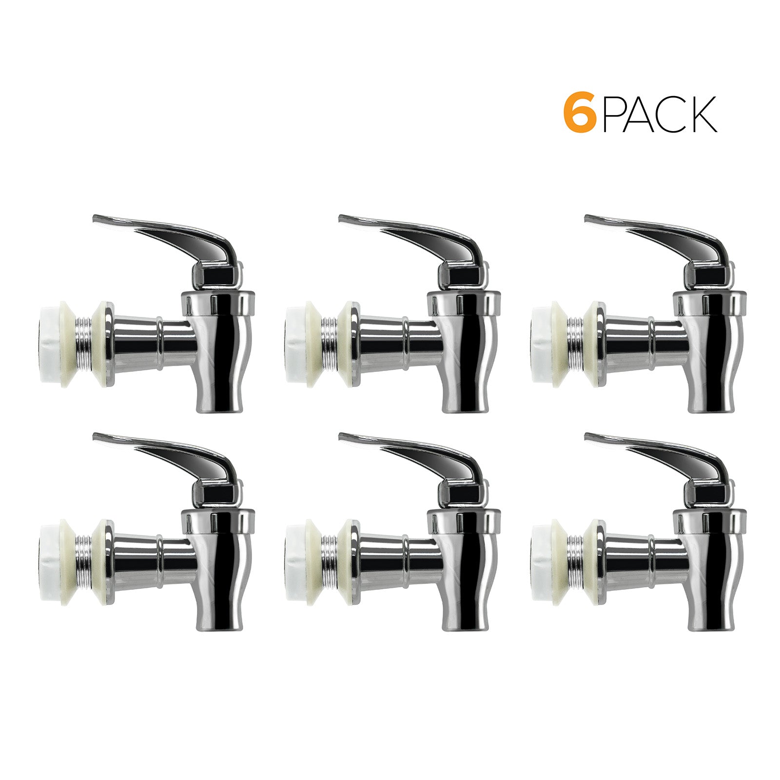 Brio Water Dispenser Replacement Valves (6-Pack) - Multiple Colors