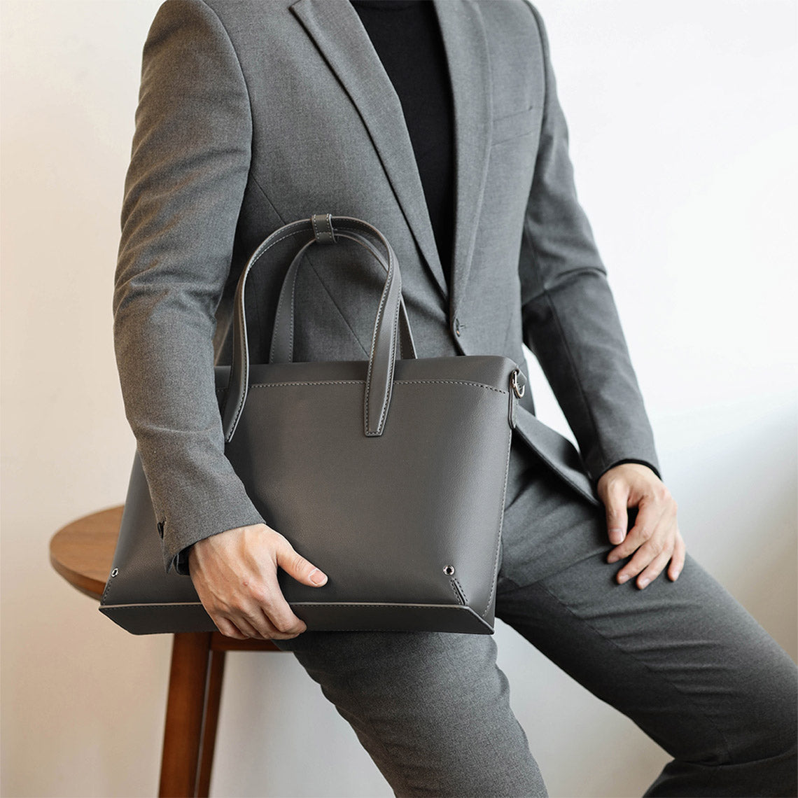 POPSEWING? Leather Briefcase Laptop Bag DIY Kit