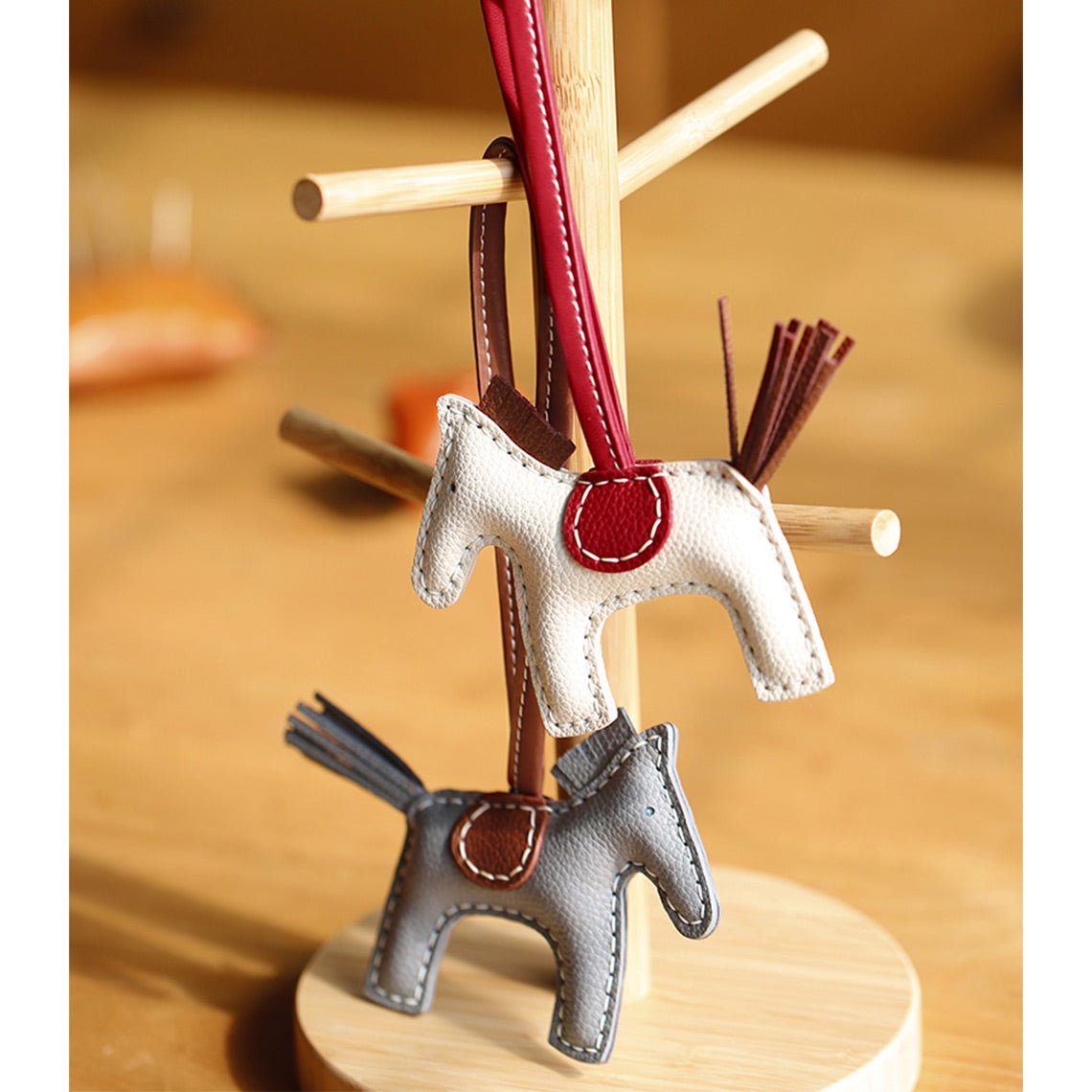 POPSEWING? Leather Horse Bag Charm DIY Kit