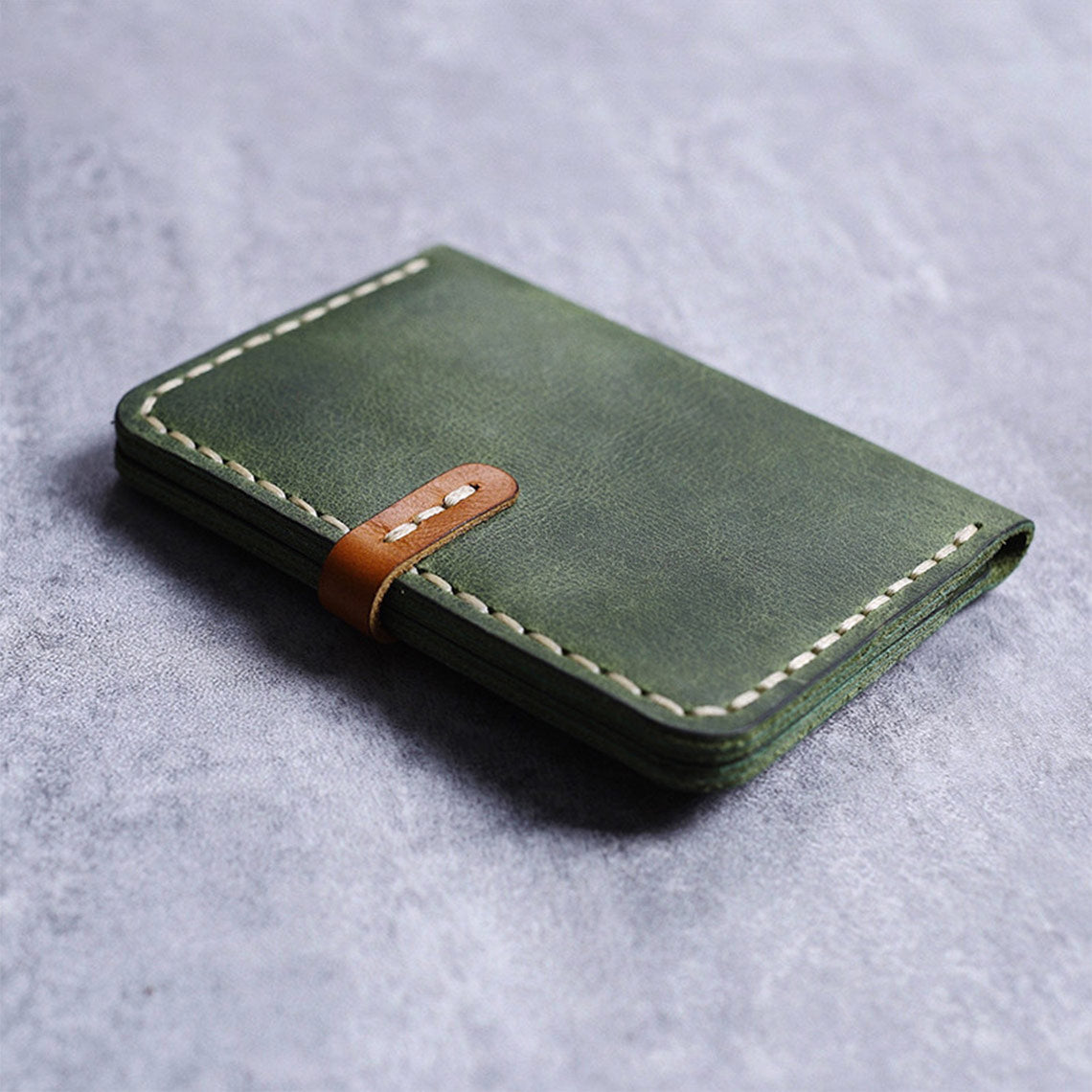 POPSEWING? Full Grain Leather Slim Card Holder DIY Kit